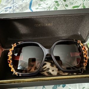 Roberto Cavalli Leopard Sunglasses